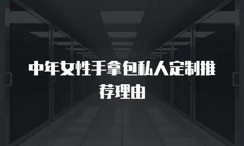 中年女性手拿包私人定制推荐理由