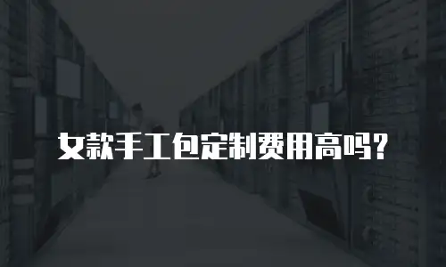 女款手工包定制费用高吗？
