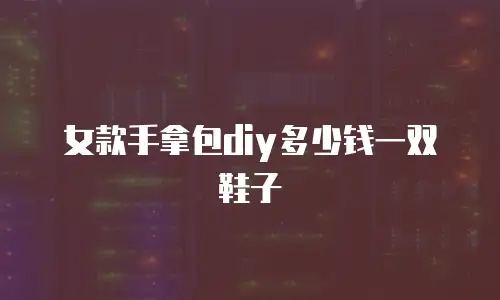 女款手拿包diy多少钱一双鞋子