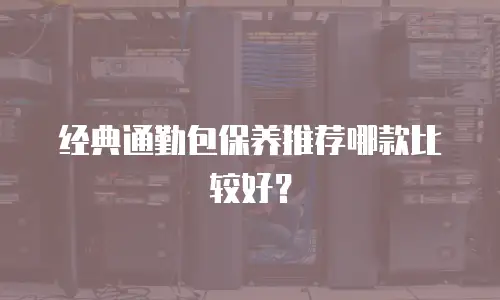 经典通勤包保养推荐哪款比较好？