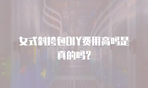 女式斜挎包DIY费用高吗是真的吗？