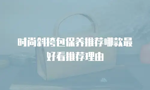 时尚斜挎包保养推荐哪款最好看推荐理由