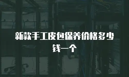新款手工皮包保养价格多少钱一个