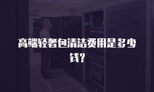 高端轻奢包清洁费用是多少钱？