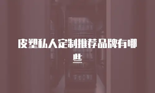 皮塑私人定制推荐品牌有哪些