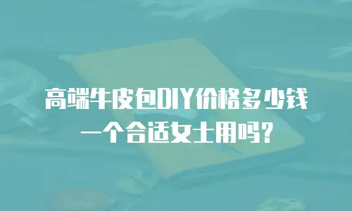 高端牛皮包DIY价格多少钱一个合适女士用吗？