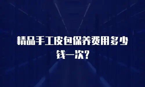 精品手工皮包保养费用多少钱一次？