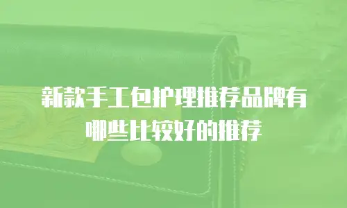 新款手工包护理推荐品牌有哪些比较好的推荐