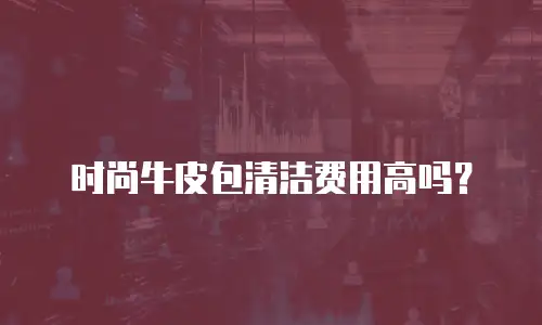 时尚牛皮包清洁费用高吗？