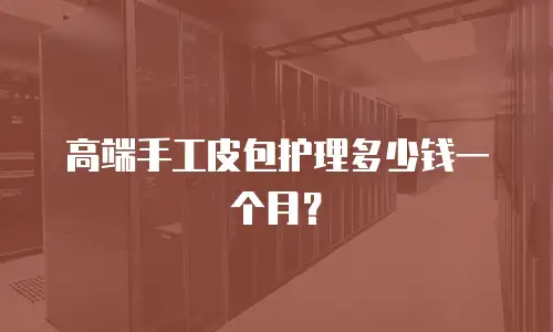 高端手工皮包护理多少钱一个月？