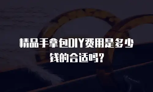 精品手拿包DIY费用是多少钱的合适吗？