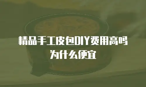 精品手工皮包DIY费用高吗为什么便宜