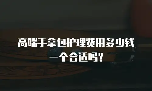 高端手拿包护理费用多少钱一个合适吗？