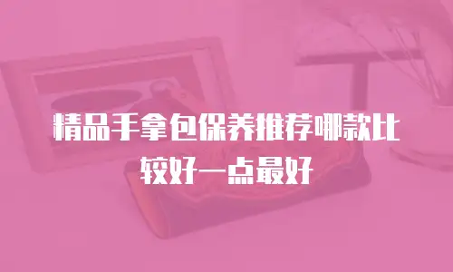 精品手拿包保养推荐哪款比较好一点最好
