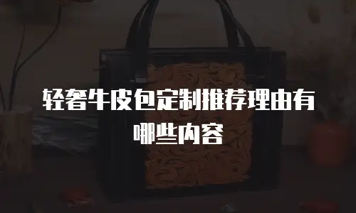 轻奢牛皮包定制推荐理由有哪些内容