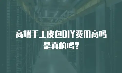 高端手工皮包DIY费用高吗是真的吗？