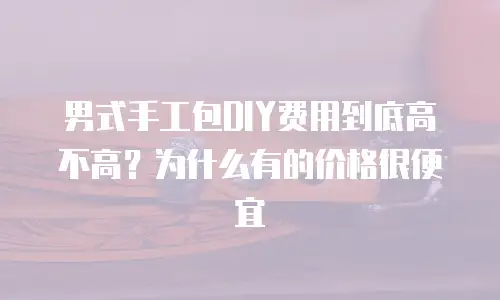 男式手工包DIY费用到底高不高？为什么有的价格很便宜