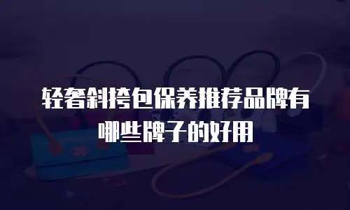 轻奢斜挎包保养推荐品牌有哪些牌子的好用