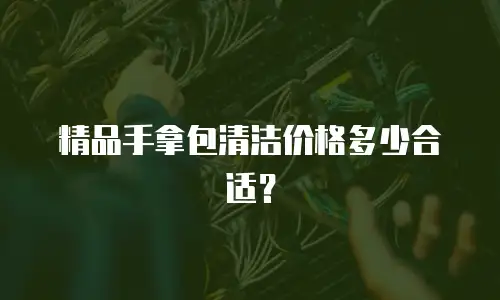 精品手拿包清洁价格多少合适？