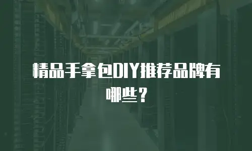 精品手拿包DIY推荐品牌有哪些？