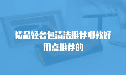 精品轻奢包清洁推荐哪款好用点推荐的