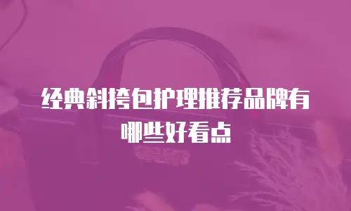 经典斜挎包护理推荐品牌有哪些好看点