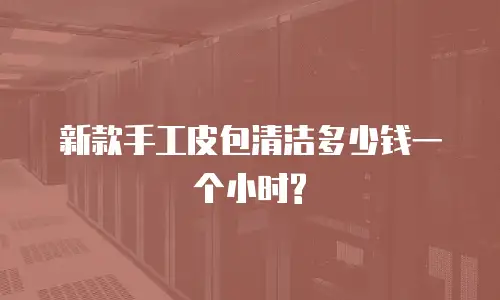 新款手工皮包清洁多少钱一个小时?