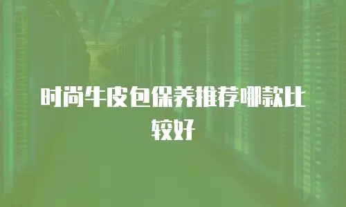 时尚牛皮包保养推荐哪款比较好