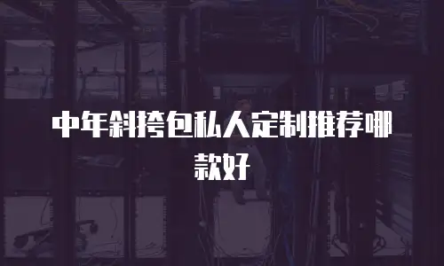 中年斜挎包私人定制推荐哪款好