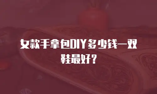 女款手拿包DIY多少钱一双鞋最好？