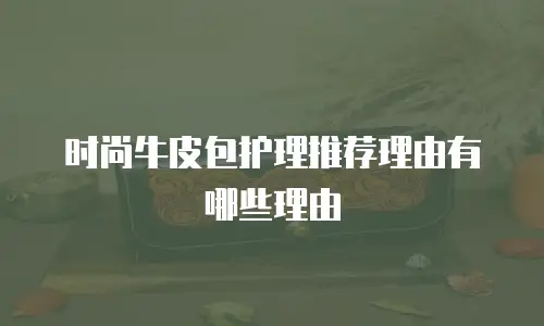 时尚牛皮包护理推荐理由有哪些理由