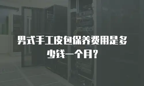 男式手工皮包保养费用是多少钱一个月？