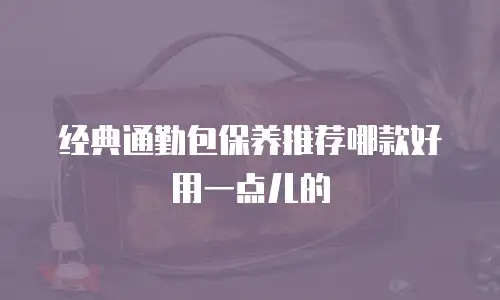 经典通勤包保养推荐哪款好用一点儿的