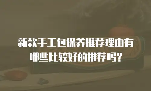 新款手工包保养推荐理由有哪些比较好的推荐吗？