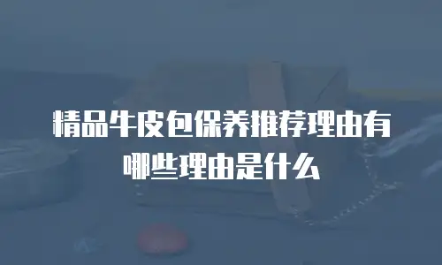 精品牛皮包保养推荐理由有哪些理由是什么