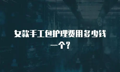 女款手工包护理费用多少钱一个？