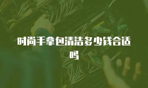 时尚手拿包清洁多少钱合适吗