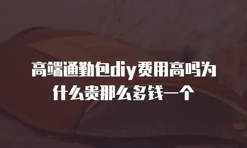 高端通勤包diy费用高吗为什么贵那么多钱一个