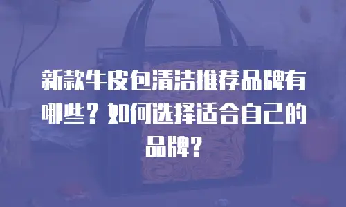 新款牛皮包清洁推荐品牌有哪些？如何选择适合自己的品牌？