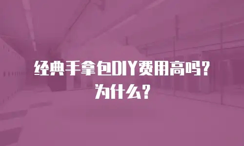 经典手拿包DIY费用高吗？为什么？