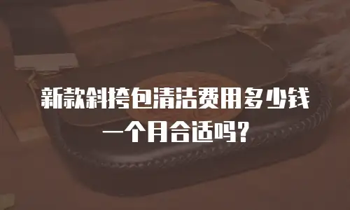 新款斜挎包清洁费用多少钱一个月合适吗？