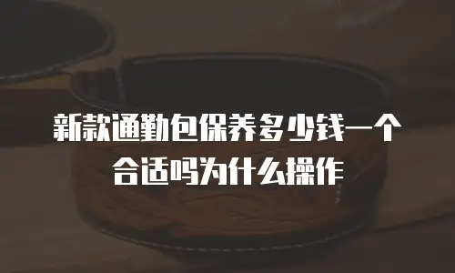 新款通勤包保养多少钱一个合适吗为什么操作
