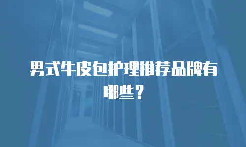 男式牛皮包护理推荐品牌有哪些？