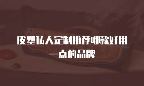 皮塑私人定制推荐哪款好用一点的品牌
