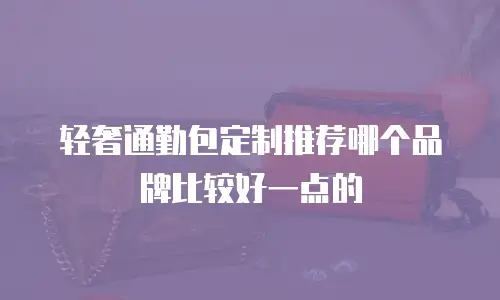 轻奢通勤包定制推荐哪个品牌比较好一点的