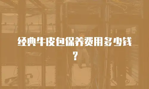 经典牛皮包保养费用多少钱？