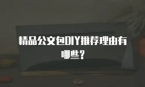 精品公文包DIY推荐理由有哪些?