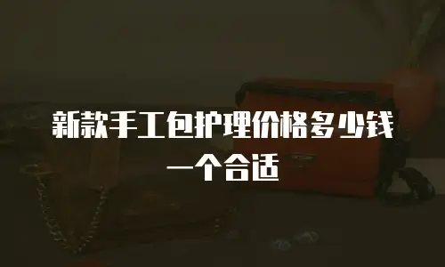 新款手工包护理价格多少钱一个合适