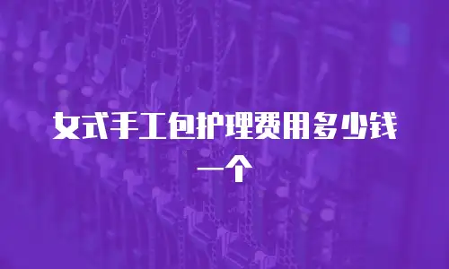 女式手工包护理费用多少钱一个