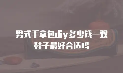 男式手拿包diy多少钱一双鞋子最好合适吗